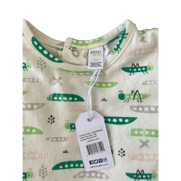 NWT Petit Lem Grasshopper Outfit 6m - Picture 2 of 4